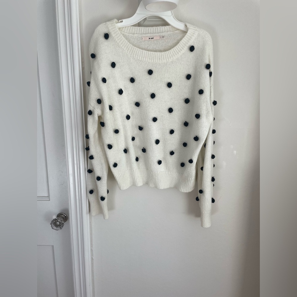 NWOT Polka dot sweater